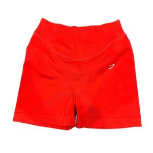 Gymshark Red Sweat Seamless Sculp Short